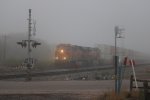 Foggy BNSF Intermodal